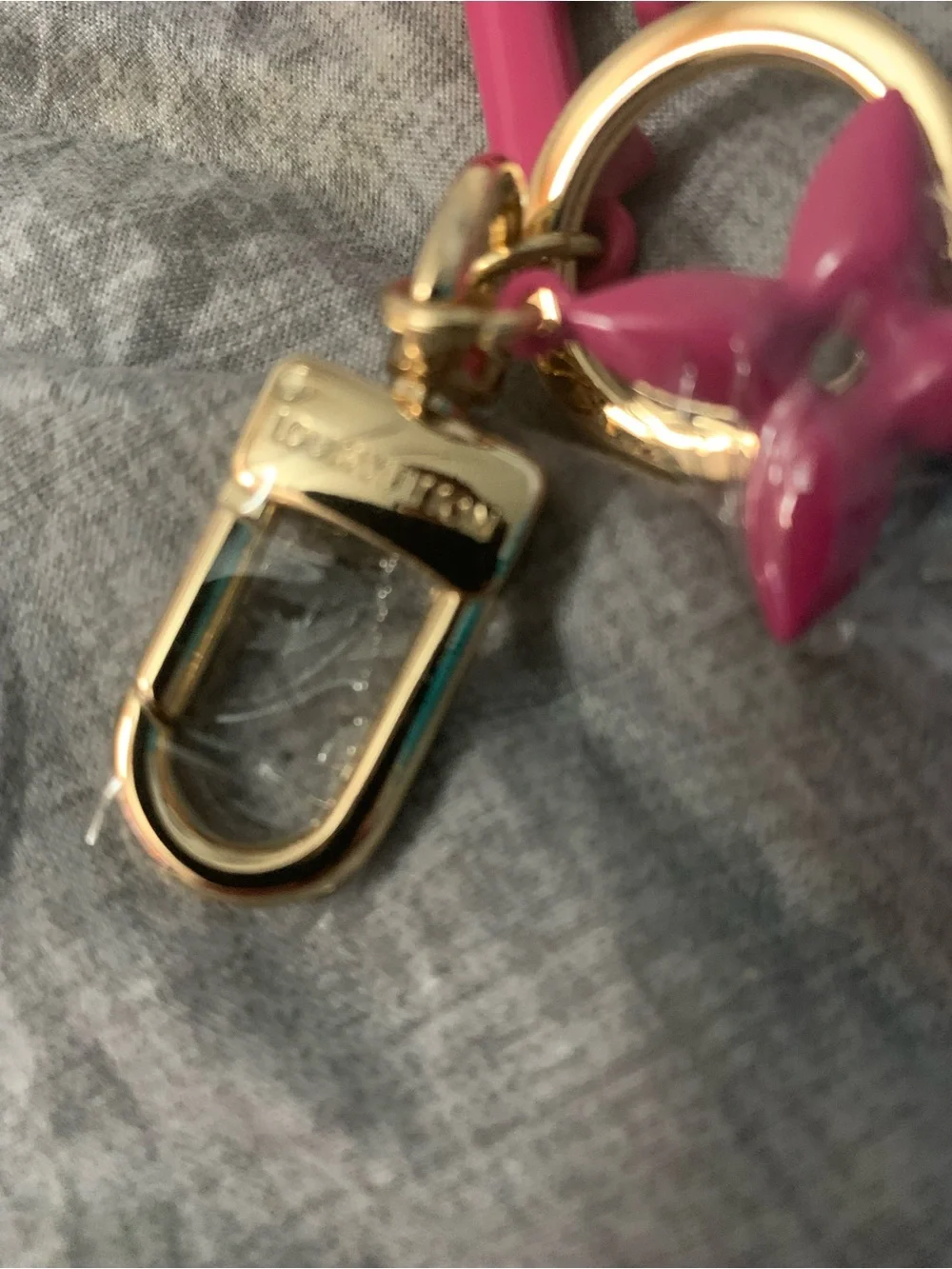 Initials LV Keychain Charm brand New
